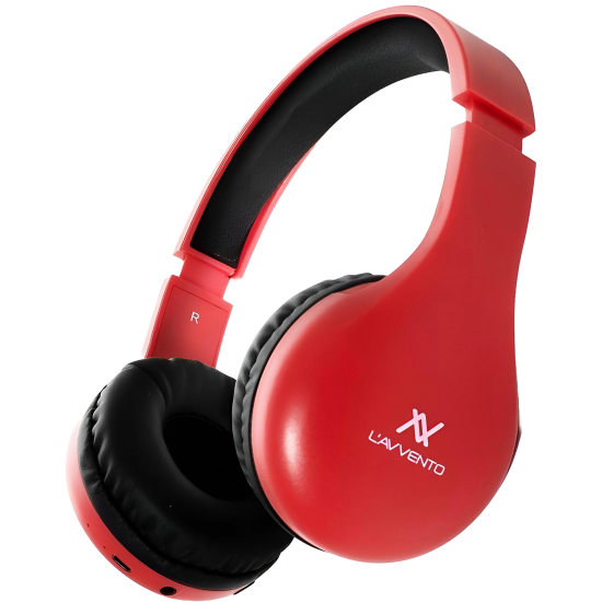 Headphone Mobile Wireless Bluetooth Lavvento HB 11 RED